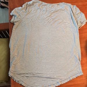 American Eagle Outfitters Tops - American Eagle Black and White Striped Tee American Eagle Outfitters Tops - American Eagle Black and White Striped Tee